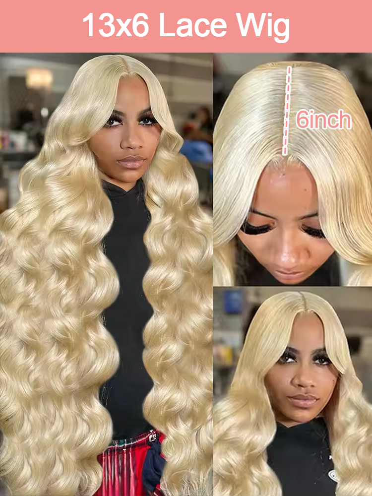 36 40 Inch 613 Honey Blonde Bo - đánh giá và giá 613 Blonde Body Wave Lace Front Wig