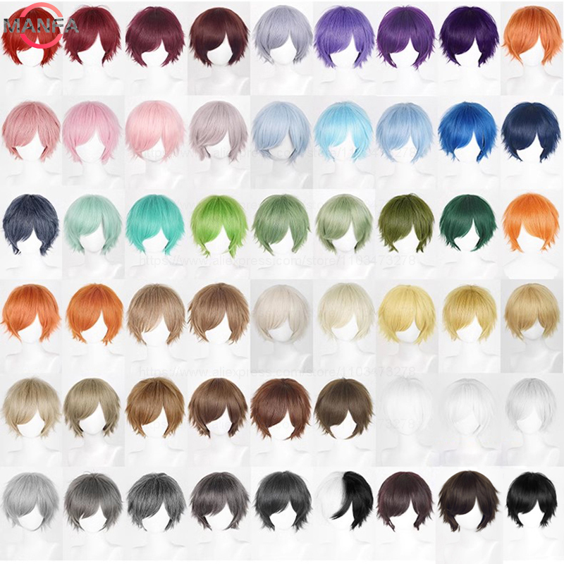 Tóc giả cosplay anime ngắn thẳ - đánh giá và giá Synthetic Braided Wigs For Black Women